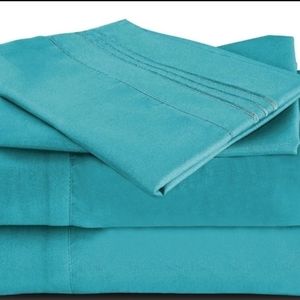 Luxury 1800 Cool Bamboo Sheet Set - King size - Teal